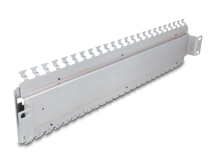 Delock 19″ Cable support rail for network cable connectors with LSA connection 24 port metal-_delock.israel