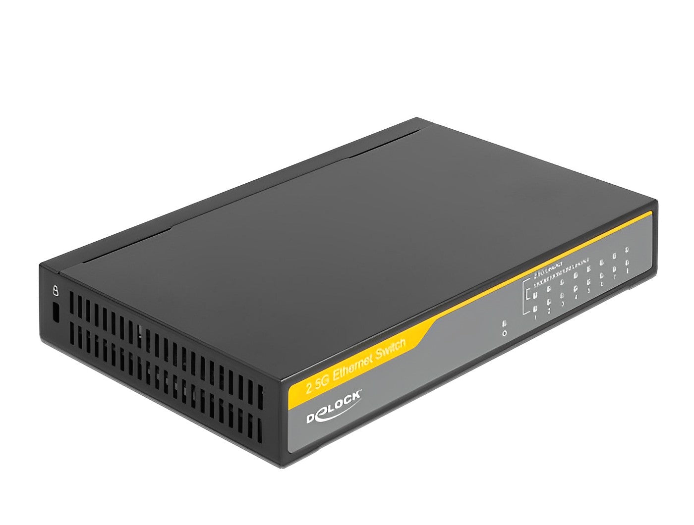 מתג 2.5Gigabit Ethernet מבית Delock גרמניה מאפשר חיבור של רכיבי רשת שונים