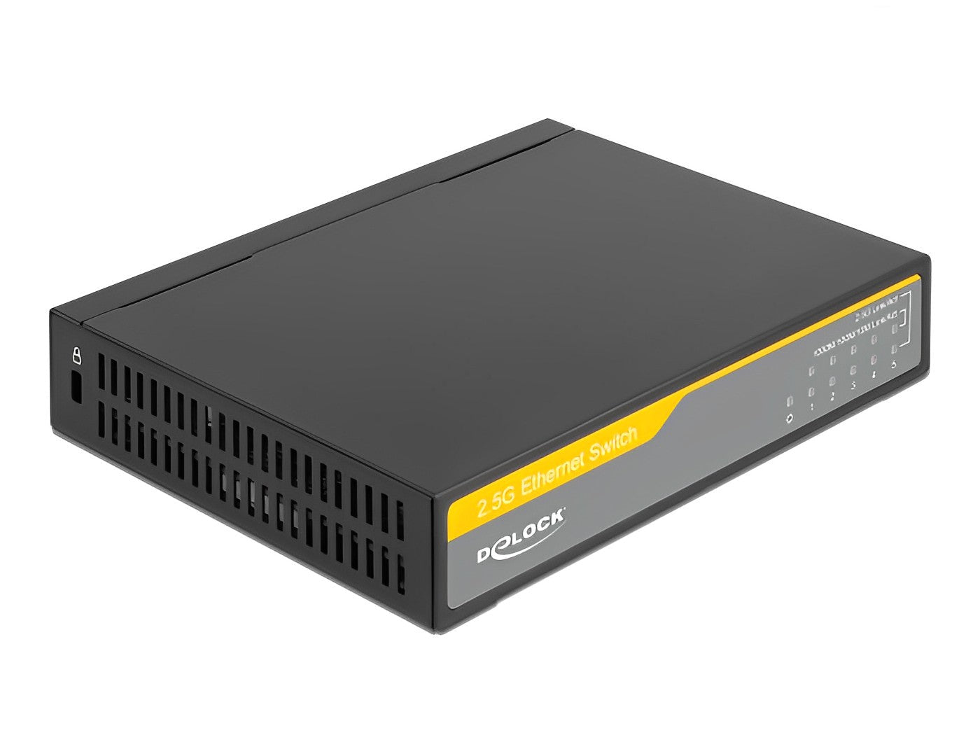 מתג 2.5Gigabit Ethernet מבית Delock גרמניה מאפשר חיבור של רכיבי רשת שונים