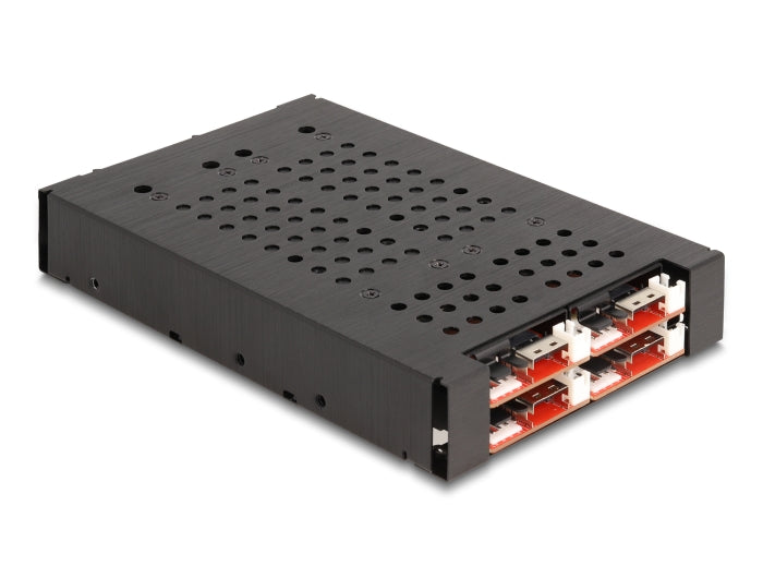 Delock 3.5″ Mobile Rack for 4 x M.2 NVMe SSD with Slim SAS SFF-8654 connector - delock.israel