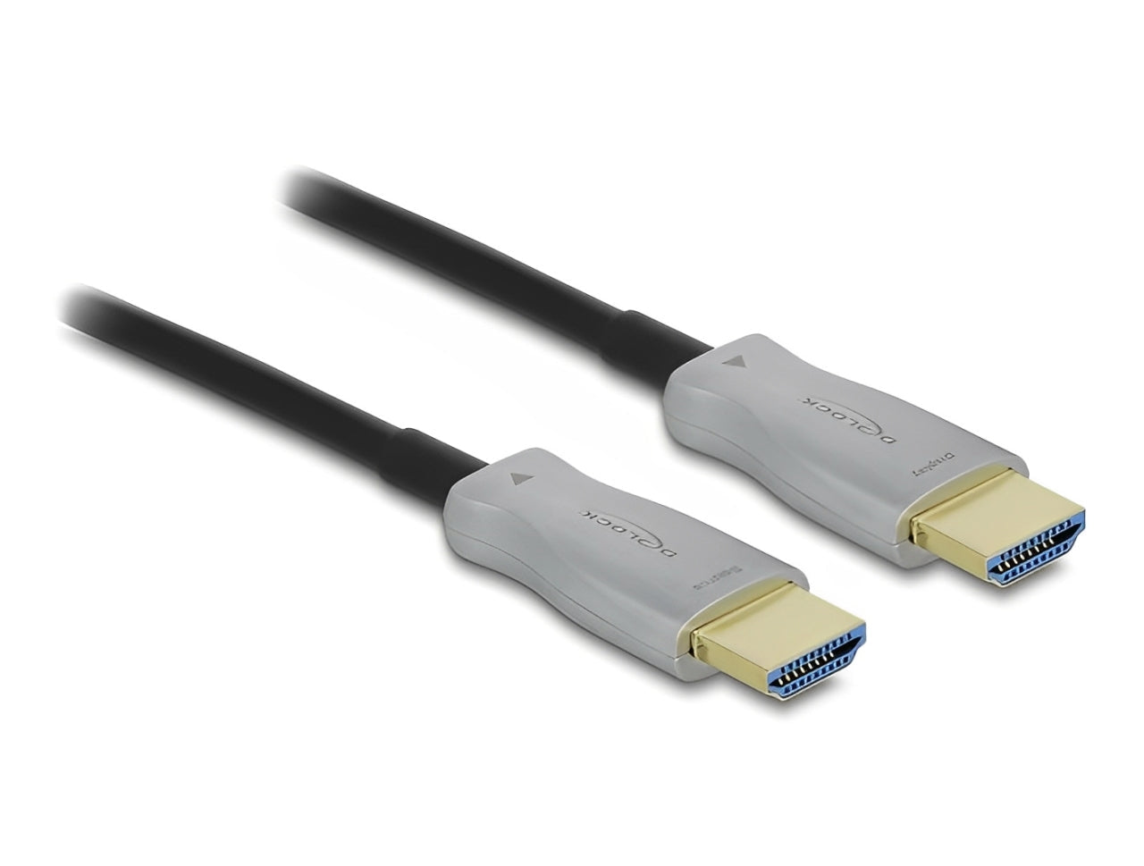 כבל אקטיבי אופטי HDMI 4K מבית DELOCK גרמניה מספק שידור אולטרה-מהיר ואיכותי של וידאו ואודיו ברזולוציה גבוהה של 4K @ 60Hz