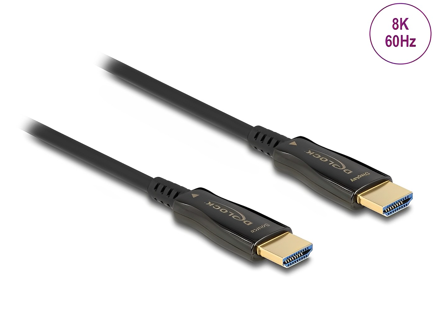 כבל HDMI 8K HDR אקטיבי על סיב אופטי ז/ז תומך 60 הרץ - delock.israel