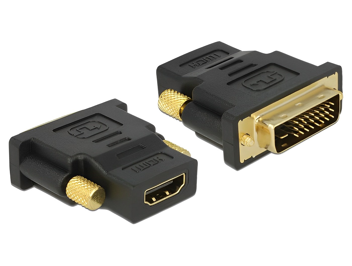 מתאם תצוגה תקע DVI 24+1 לשקע HDMI 4K - delock.israel
