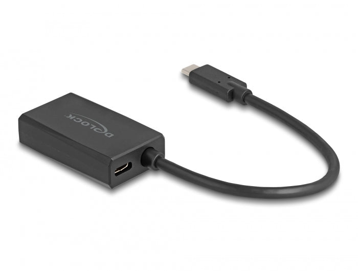 מתאם תצוגה USB-C לחיבור מסך HDMI 4K תומך PD 100 W - delock.israel