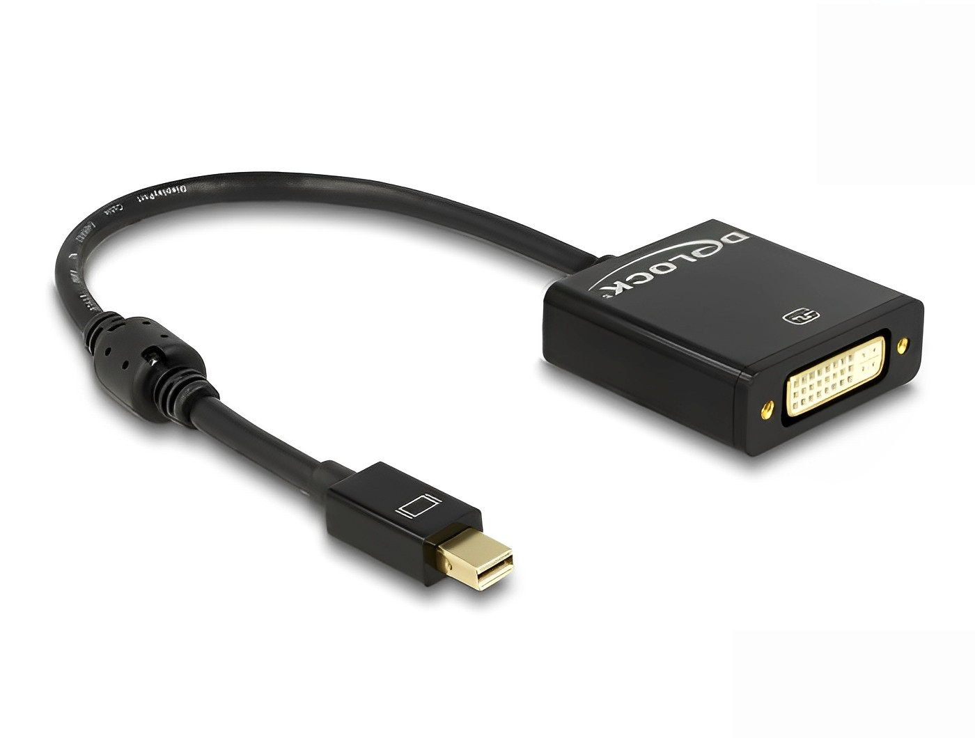 מתאם תצוגה מיני DisplayPort 1.2 אקטיבי לחיבור מסך DVI 4K - delock.israel
