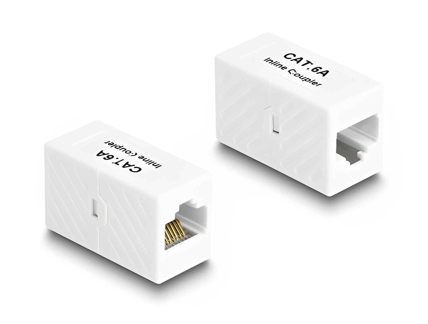 מופה רשת RJ45 Cat.6A UTP לא מסוכך נ/נ - delock.israel