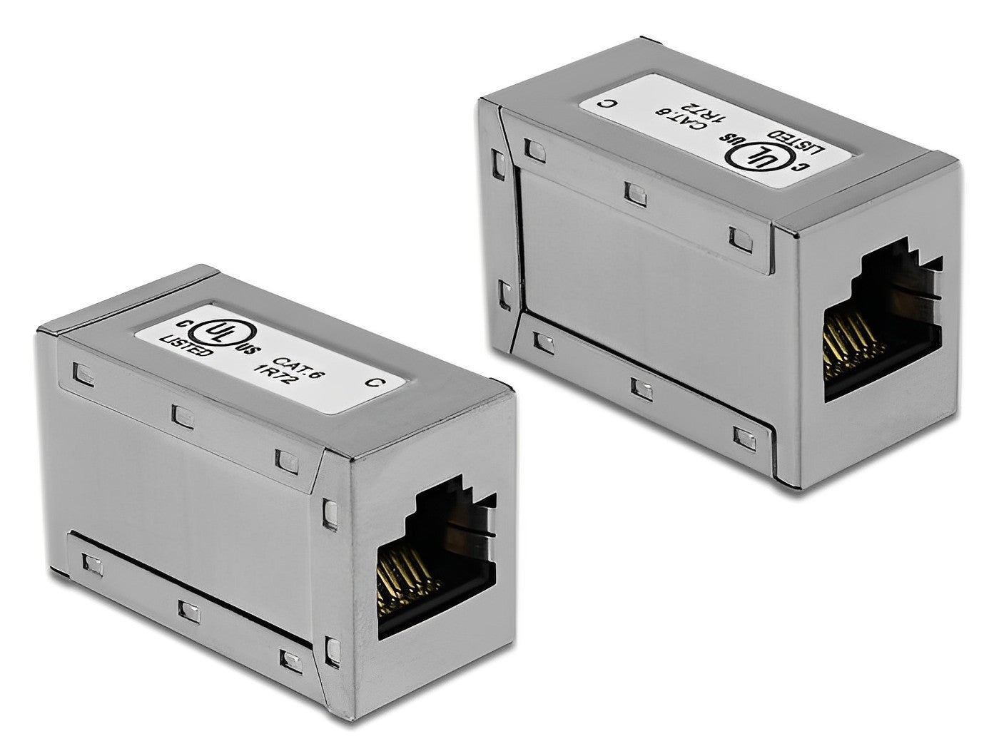 מופה רשת RJ45 Cat.6 STP מסוכך נ/נ - delock.israel