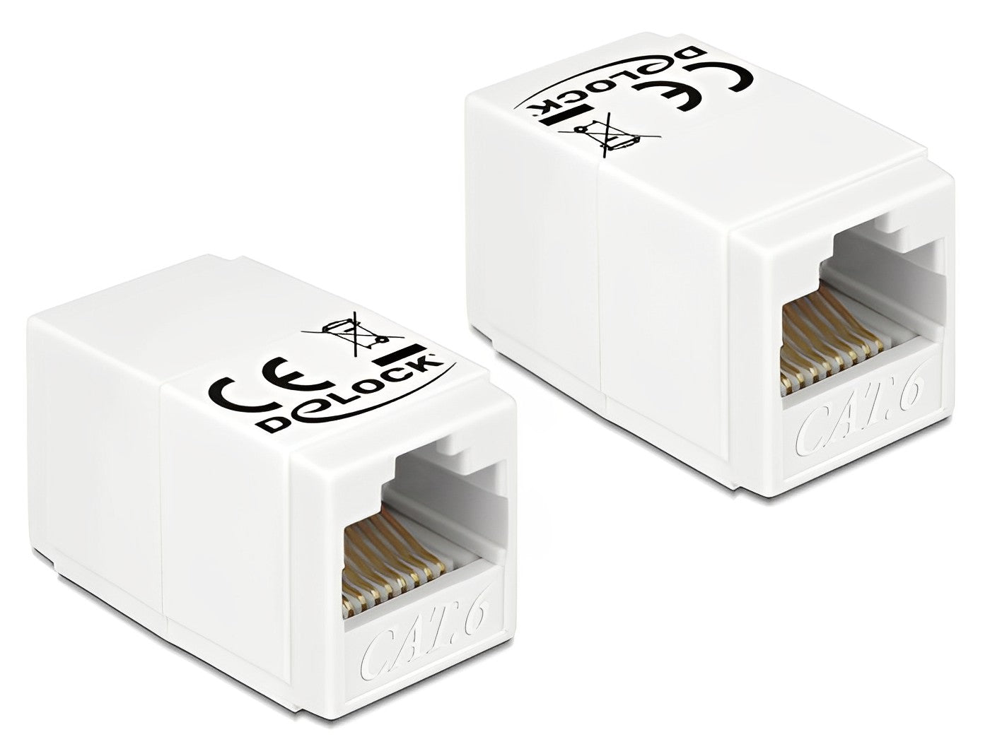 מופה רשת RJ45 Cat.6 UTP לא מסוכך נ/נ - delock.israel