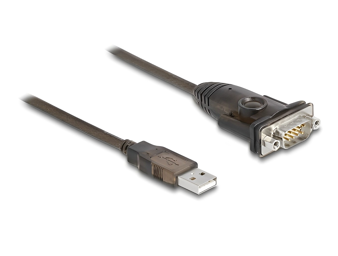 ממיר USB לתקע DB9 Serial RS-232 צ'יפ Prolific PL-2303 GS אורך 1.5 מטר - delock.israel