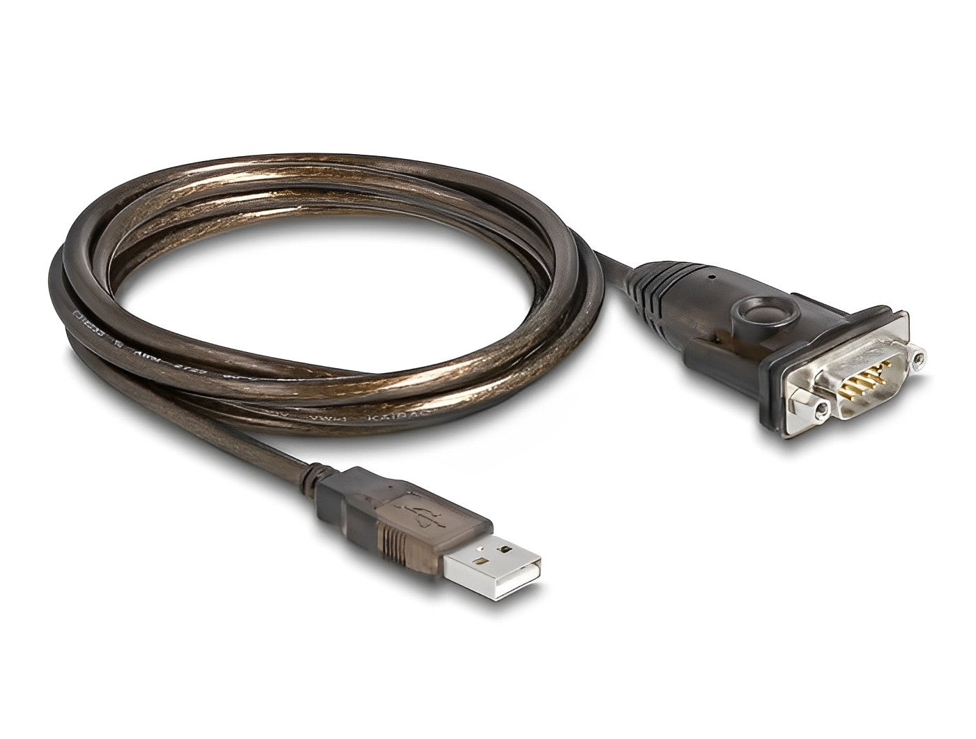 ממיר USB לתקע DB9 Serial RS-232 צ'יפ Prolific PL-2303 GS אורך 1.5 מטר - delock.israel