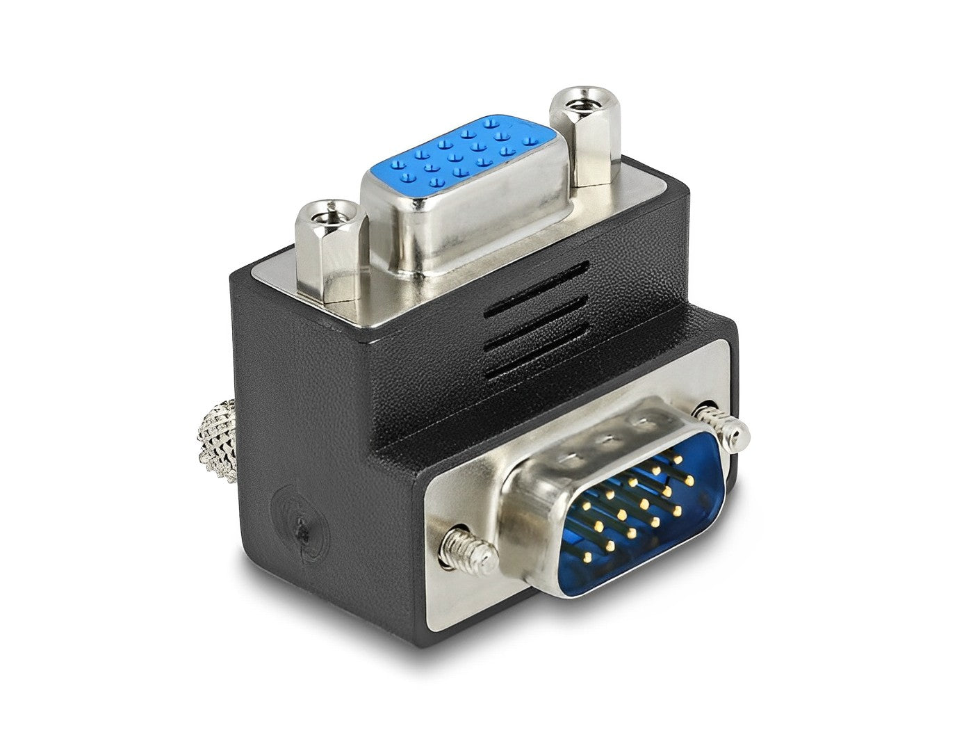 מתאם תצוגה VGA ז/נ בזווית 270° ימינה - delock.israel