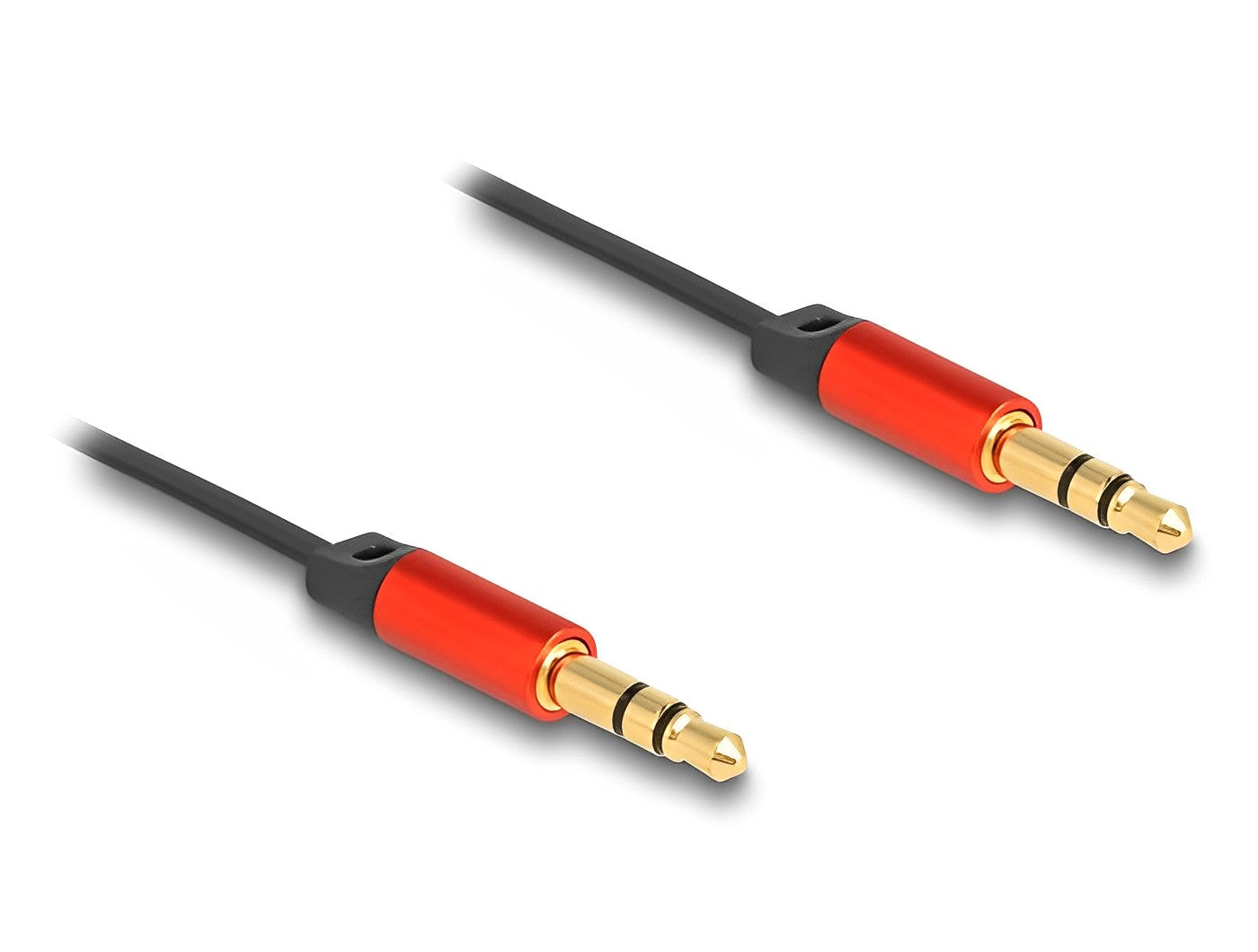 כבל אודיו נמתח PL 3.5 סטריאו 3 מגעים ז/ז אורך 90 ס"מ - delock.israel