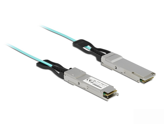 כבל אופטי אקטיבי +QSFP ז/ז - delock.israel