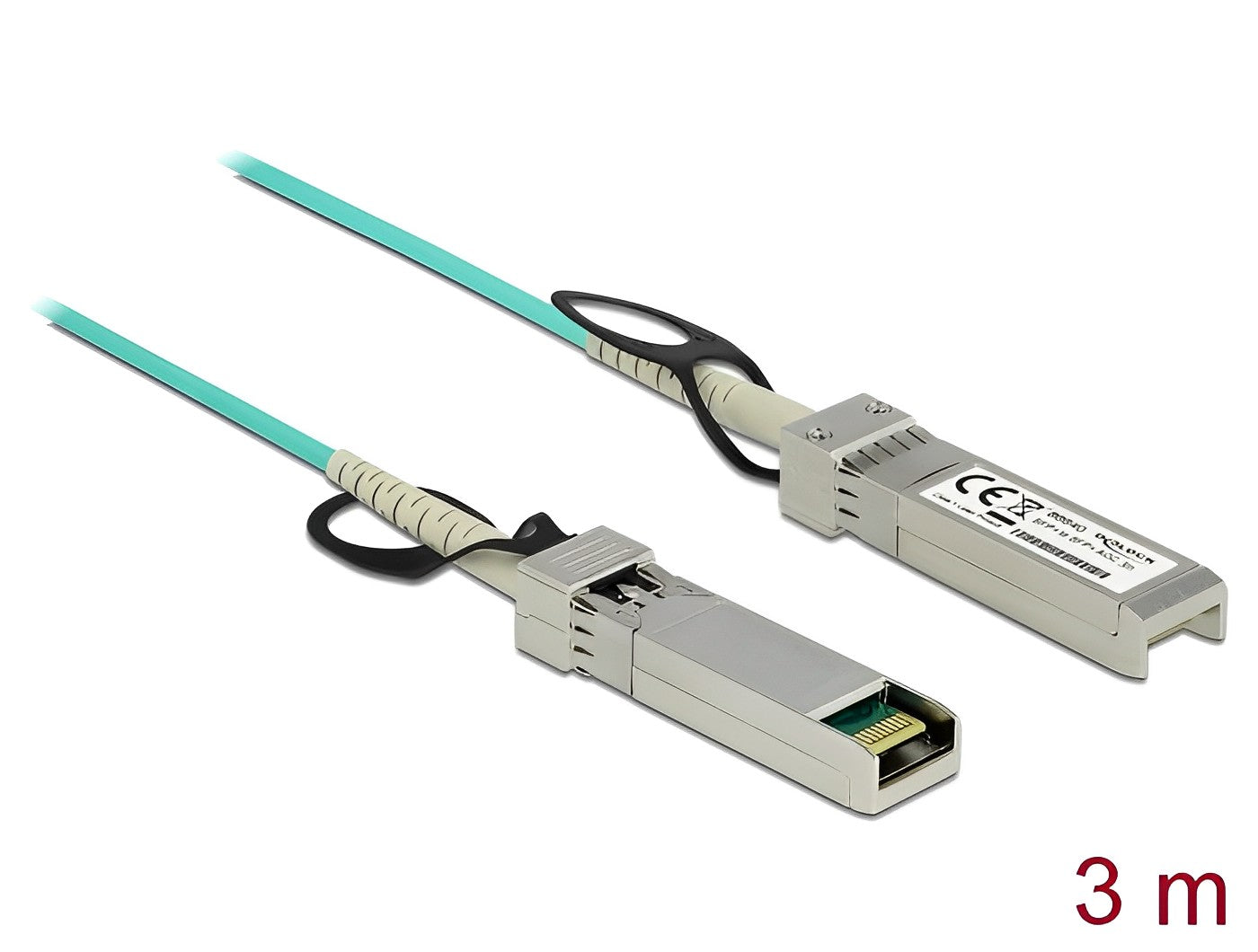 כבל אופטי אקטיבי +SFP ז/ז - delock.israel