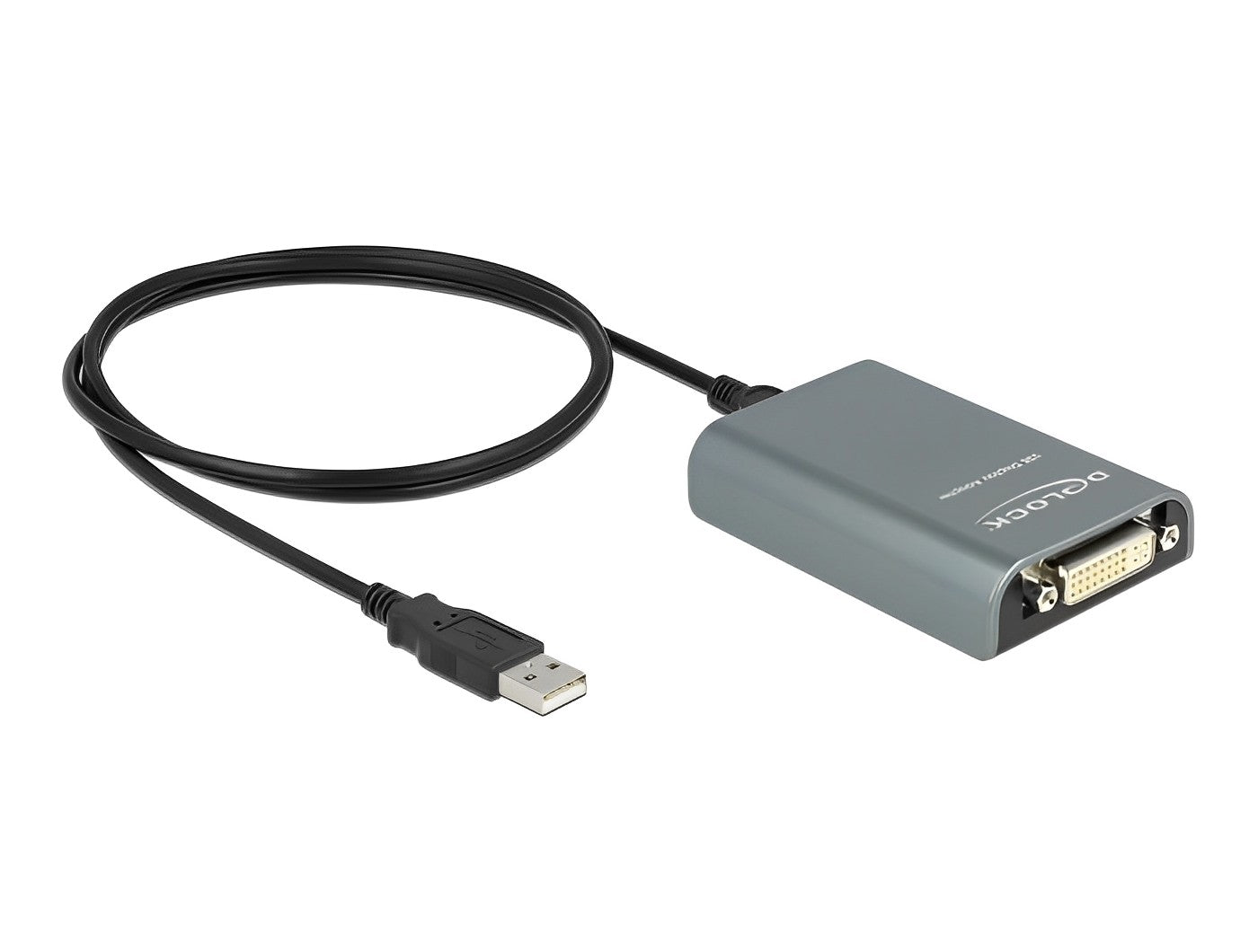 מתאם תצוגה USB 2.0 לחיבור מסך DVI / VGA / HDMI - delock.israel