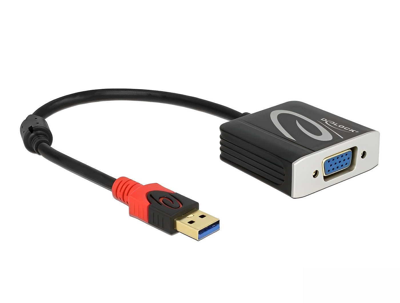 מתאם תצוגה USB 3.0 לשקע VGA - delock.israel