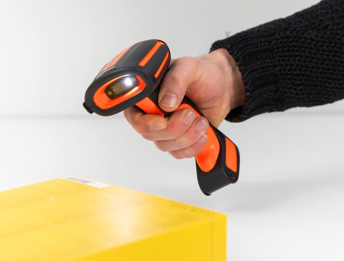 קורא ברקוד תעשייתי אלחוטי Industrial Barcode Scanner 1D/2D USB/Wireless 2.4GHz/Bluetooth - delock.israel