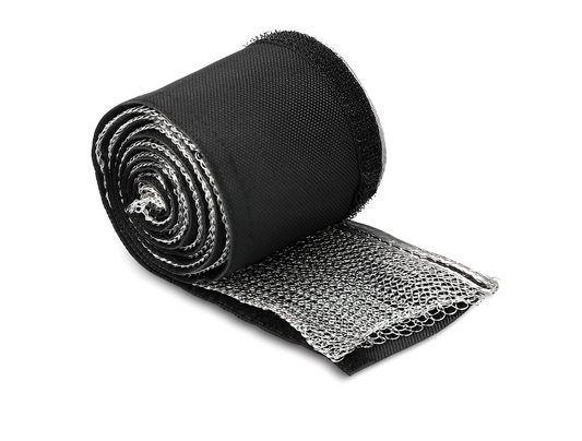 שרוול גמיש עם סגירה מהודקת EMI Shielding להגנת כבלים מפני השפעות אלקטרומגנטיות אורך 1 מטר - delock.israel