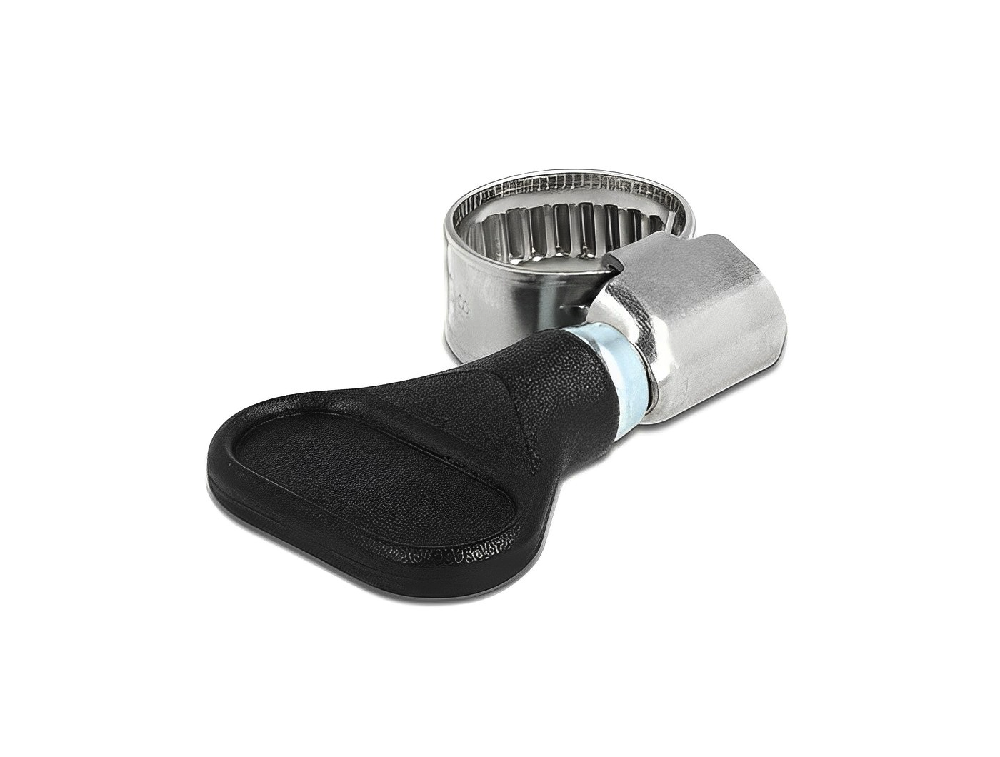 Delock Butterfly Hose Clamp stainless steel 400 SS 8 - 12 mm black - delock.israel