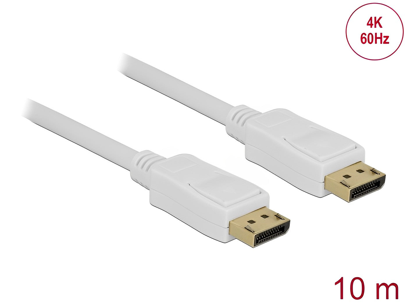 כבל DisplayPort 1.2 4K ז/ז תומך 60 הרץ - delock.israel