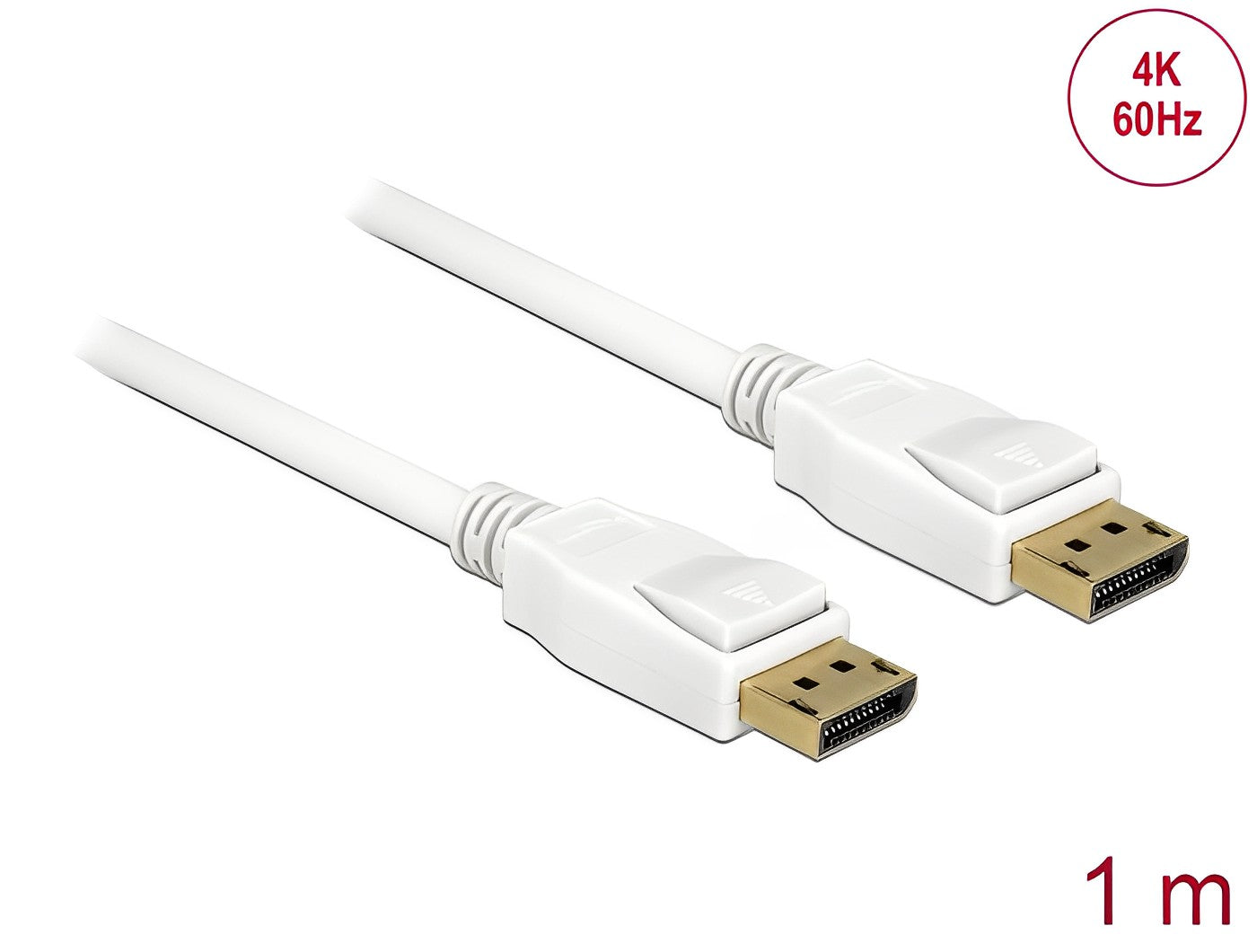 כבל DisplayPort 1.2 4K ז/ז תומך 60 הרץ - delock.israel