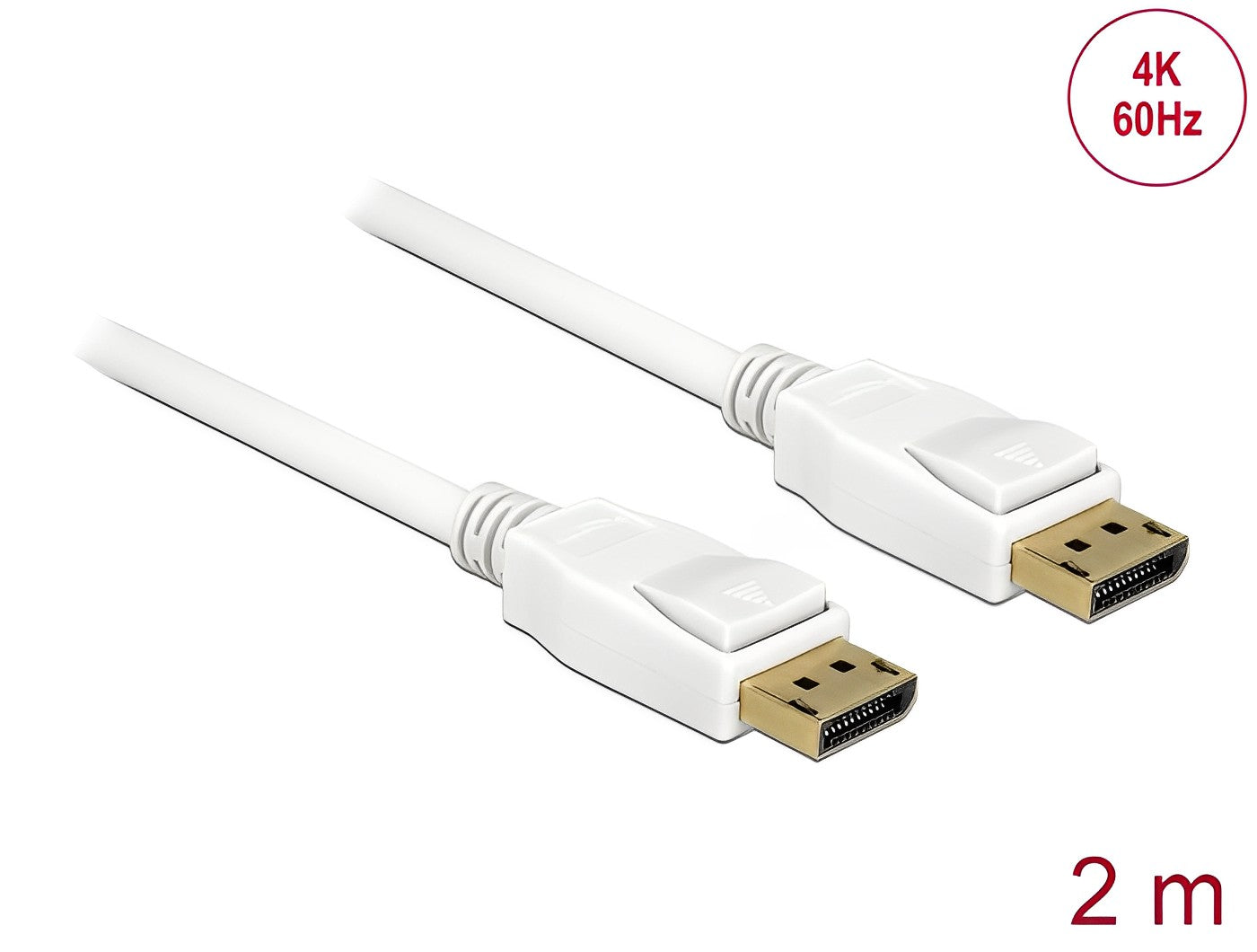 כבל DisplayPort 1.2 4K ז/ז תומך 60 הרץ - delock.israel