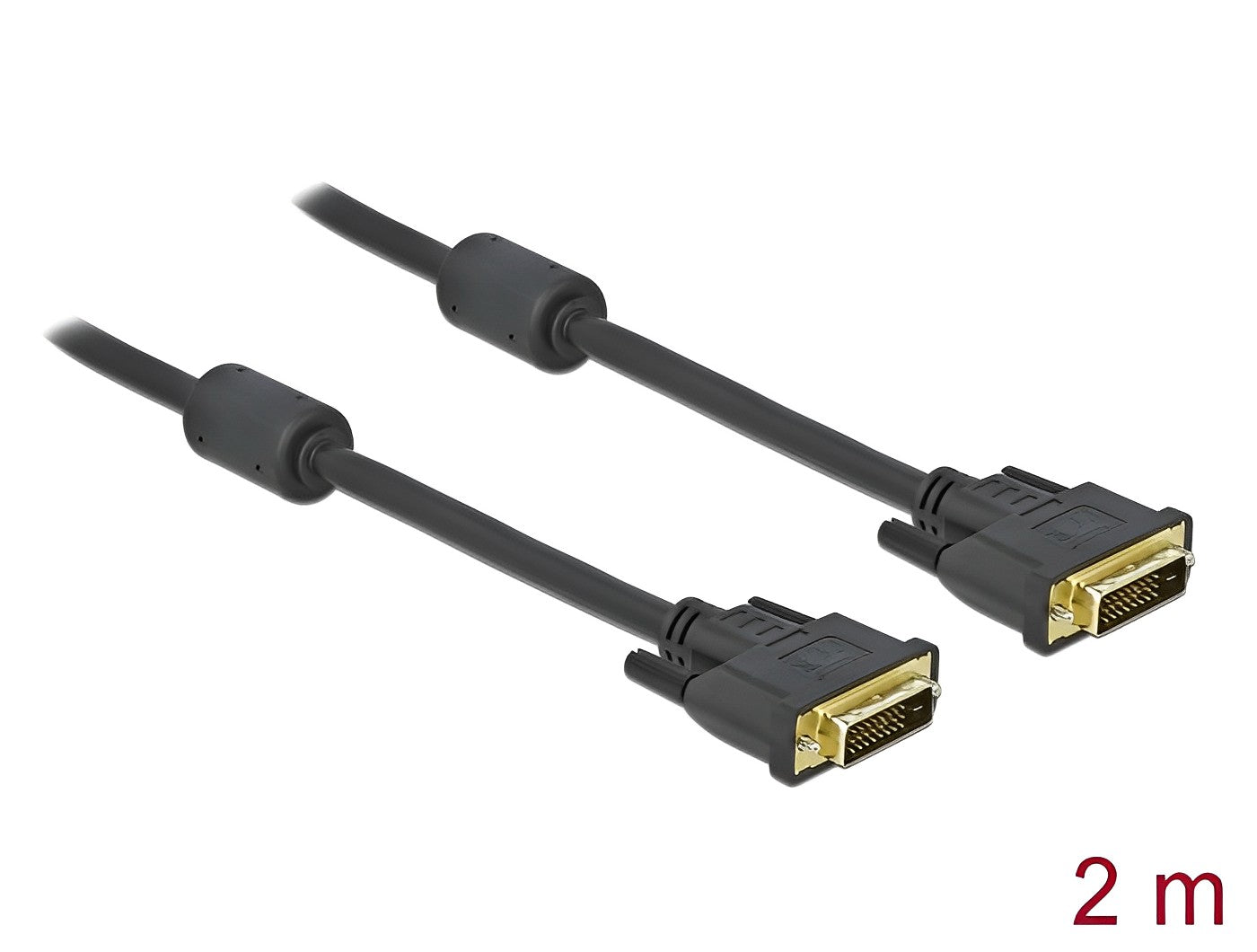 כבל תצוגה DVI 24+1 ז/ז - delock.israel
