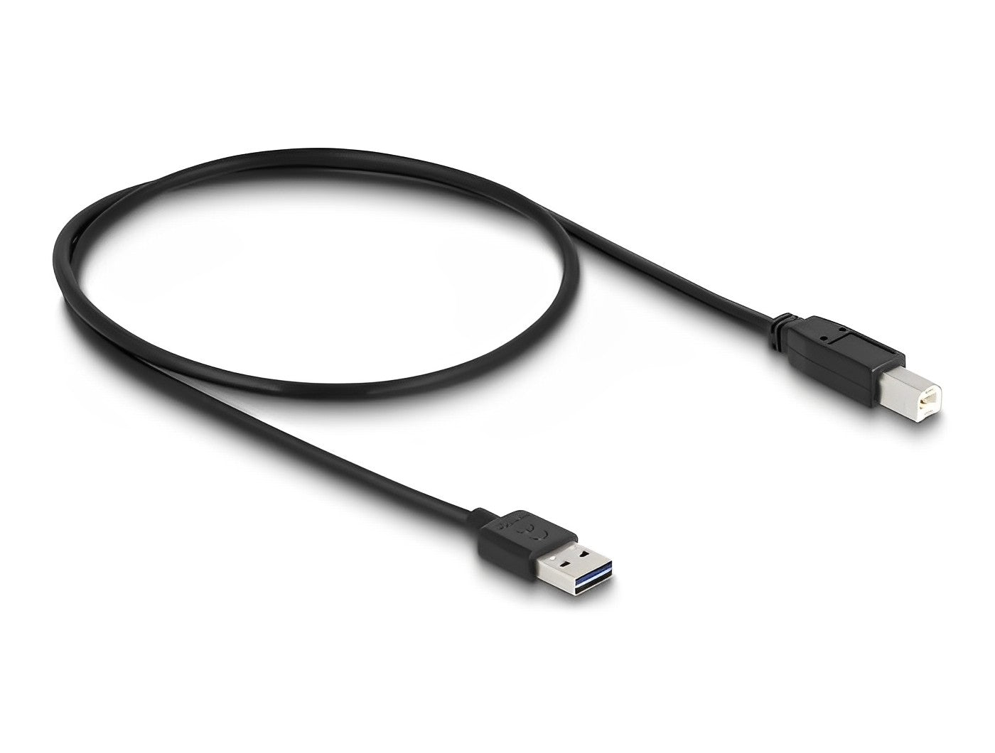 כבל USB 2.0 A-B ז/ז עם מחבר דו כיווני - delock.israel