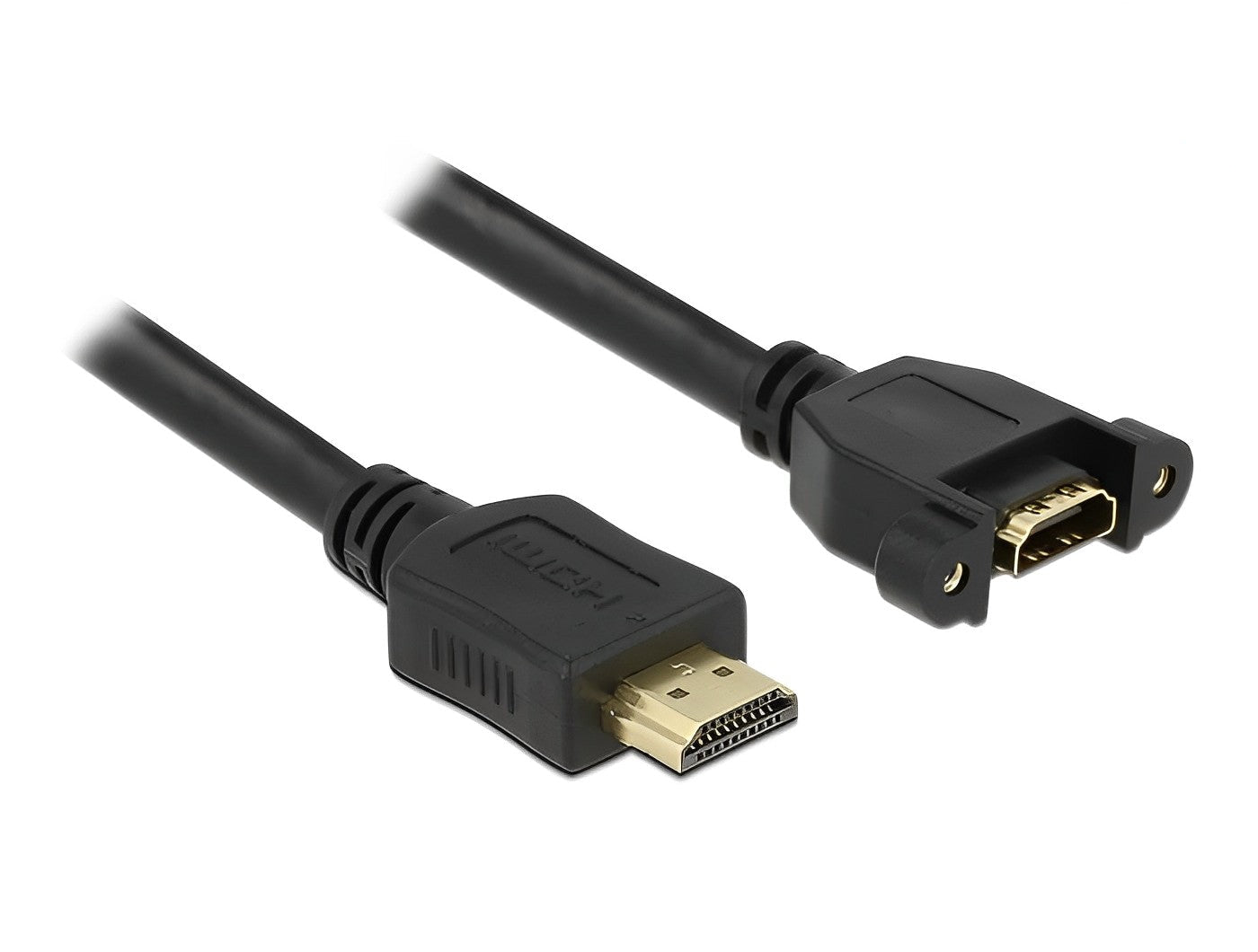 כבל HDMI 4K מבית Delock גרמניה משמש להרחבת חיבורי HDMI ולחיבור מגוון התקנים