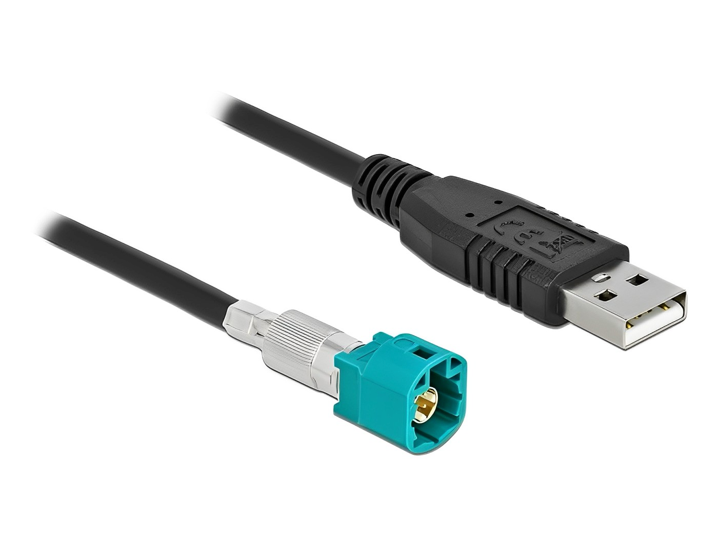 כבל HSD Z זכר ל- USB-A 2.0 זכר - delock.israel