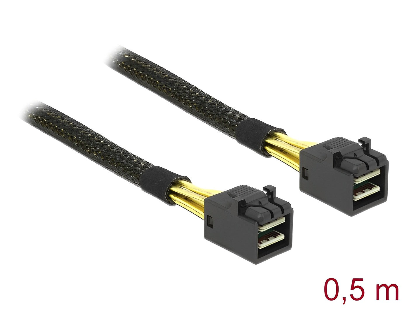 כבל Mini SAS HD SFF-8643 ז/ז - delock.israel