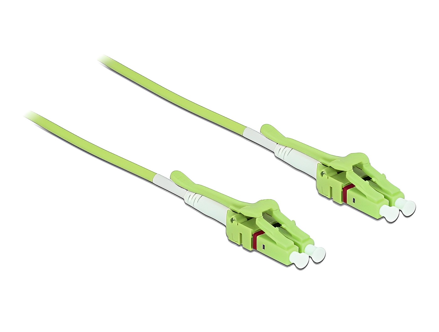 מגשר אופטי מולטי מוד LC Duplex Uniboot OM5 ז/ז - delock.israel