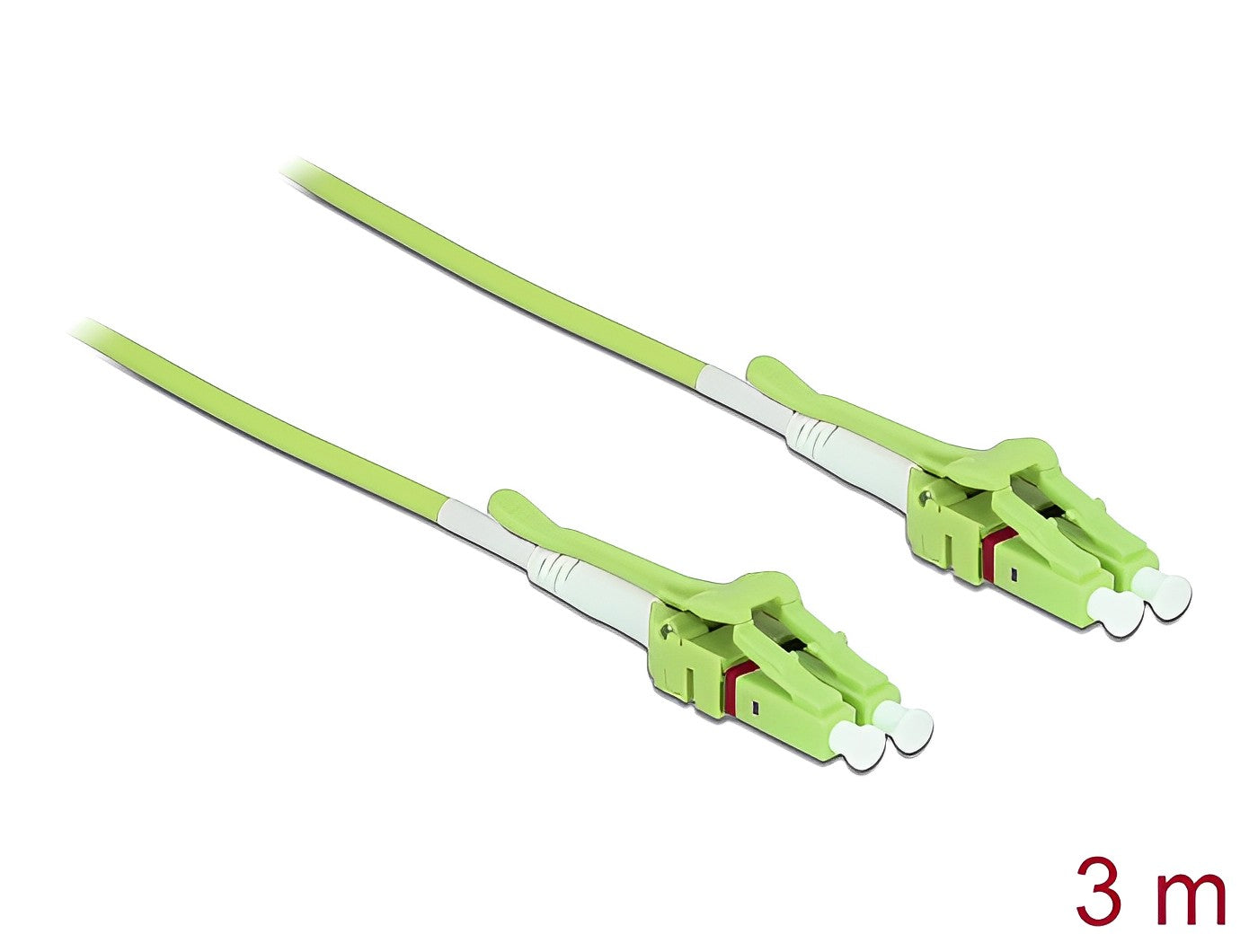 מגשר אופטי מולטי מוד LC Duplex Uniboot OM5 ז/ז - delock.israel
