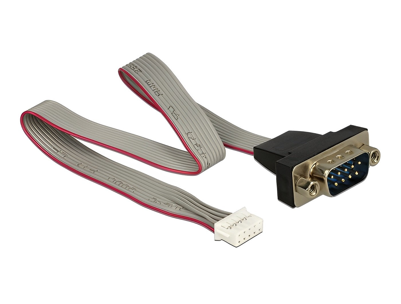 כבל סריאלי תקע Serial D-Sub 9 למחבר 9 פין עבור לוחות Gigabyte אורך 30 ס"מ - delock.israel
