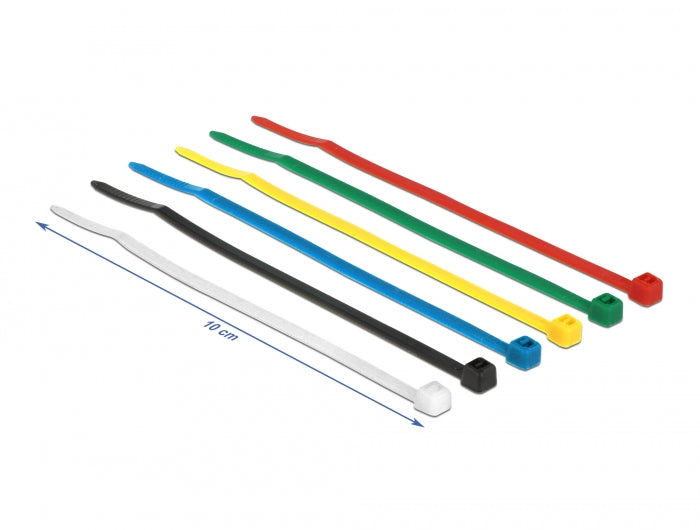 Delock Cable ties coloured L 100 x W 2.5 mm 100 pieces - delock.israel