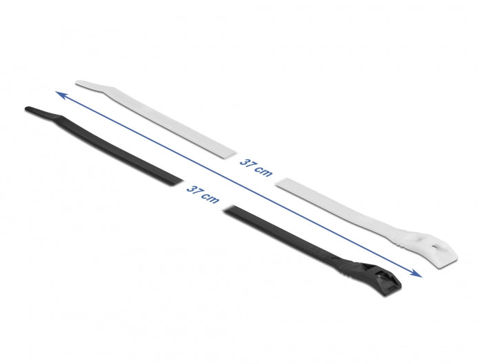 Delock Cable tie with flat head L 370 x W 7.6 mm 100 pieces - delock.israel