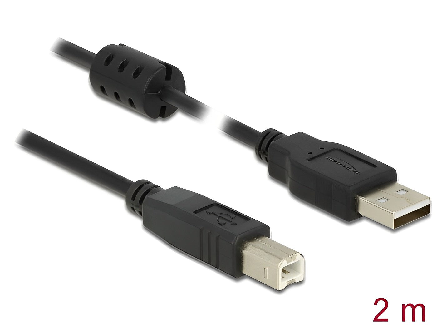 כבל USB 2.0 A-B ז/ז - delock.israel