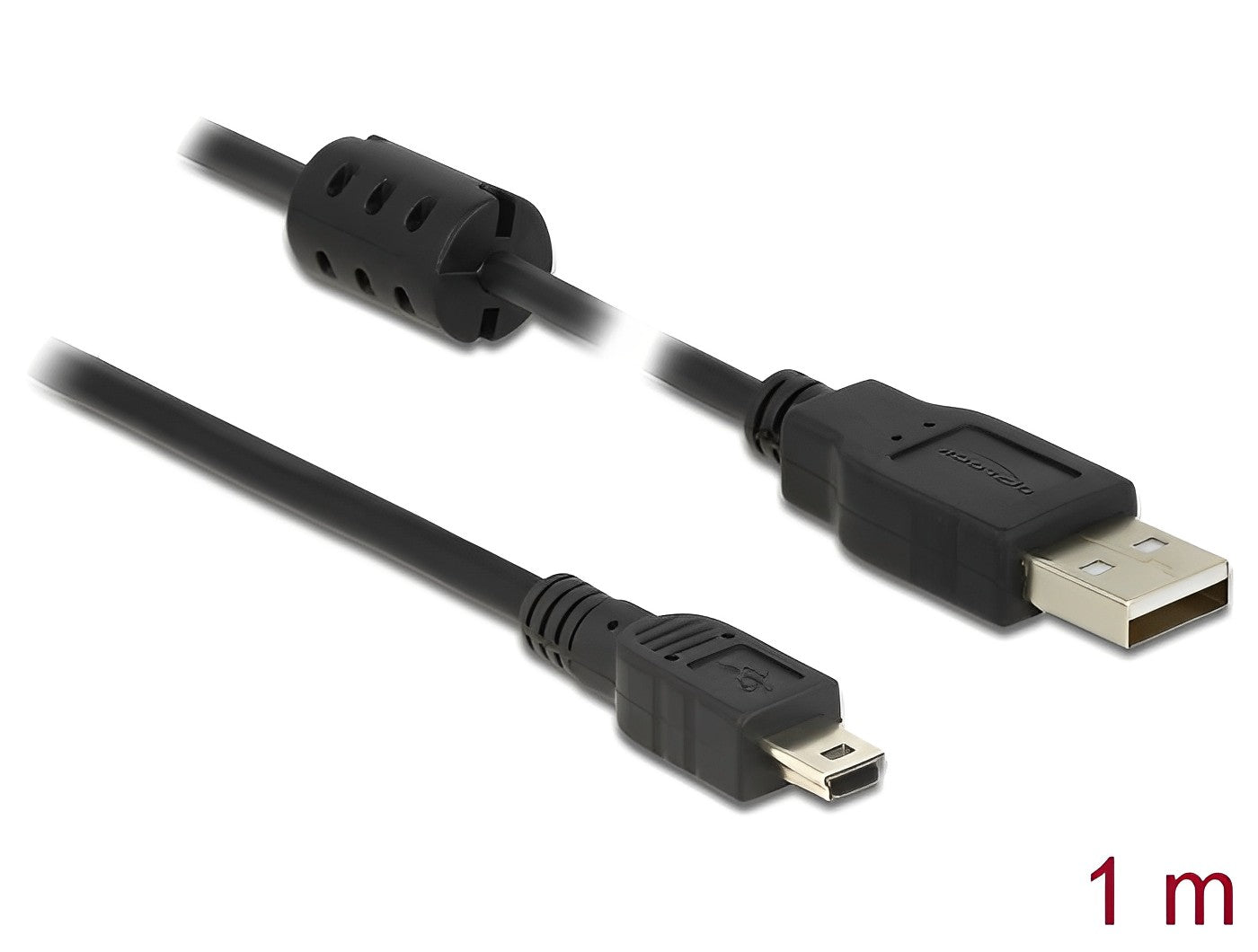 כבל מיני USB 2.0 עם פריט תקע USB-A לתקע Mini-B - delock.israel
