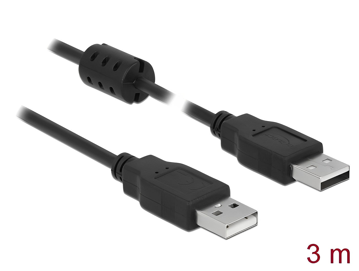 כבל USB-A 2.0 עם פריט ז/ז - delock.israel