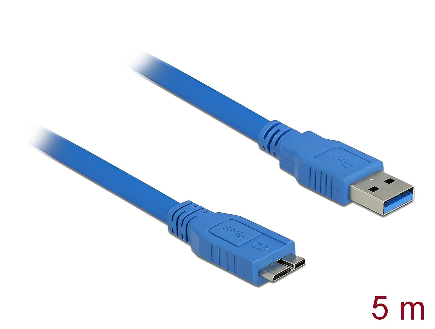 כבל USB 3.0 5Gbps תקע USB Micro-B לתקע USB-A - delock.israel