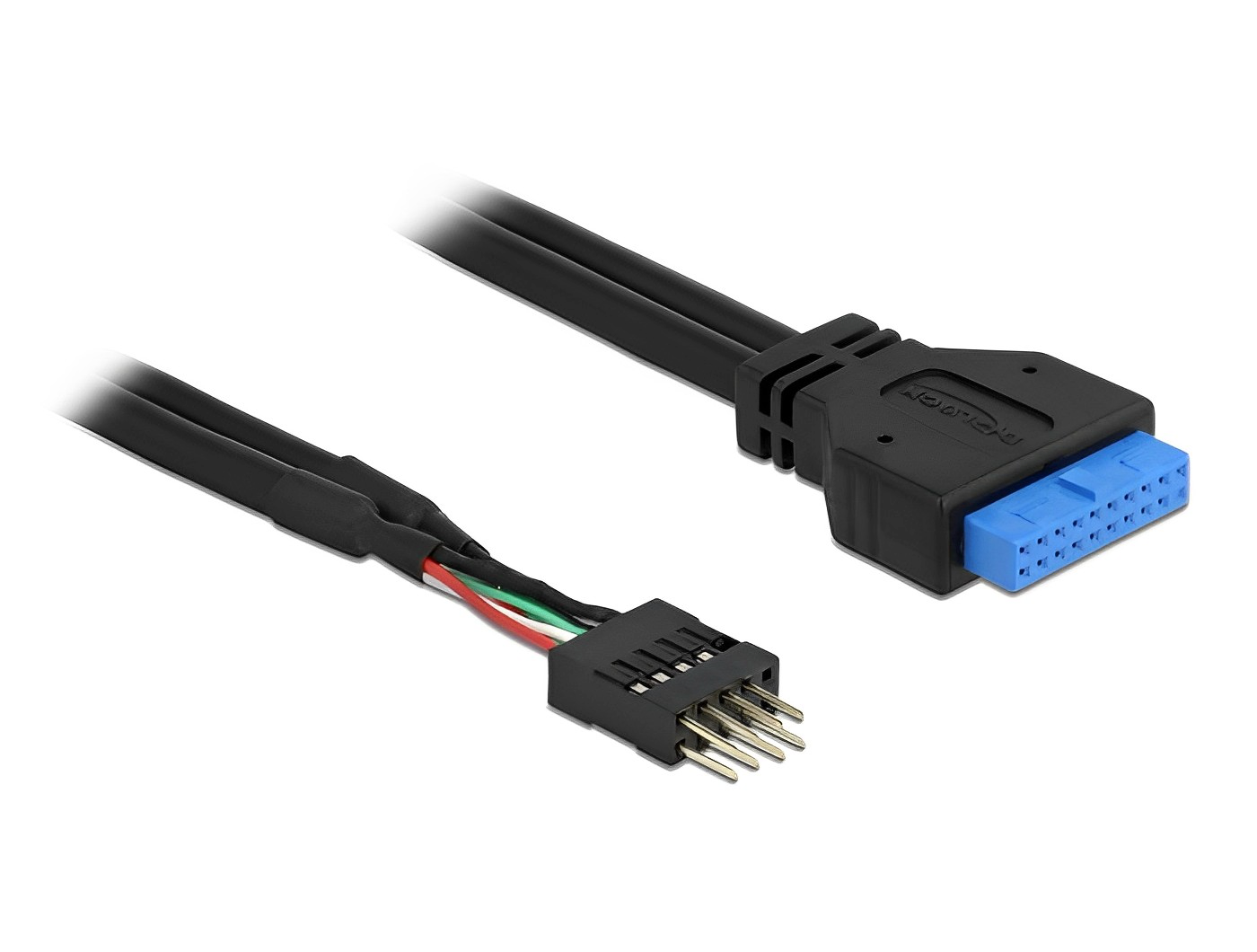 כבל USB שקע 19 פין USB 3.0 לתקע 8 פין USB 2.0 - delock.israel