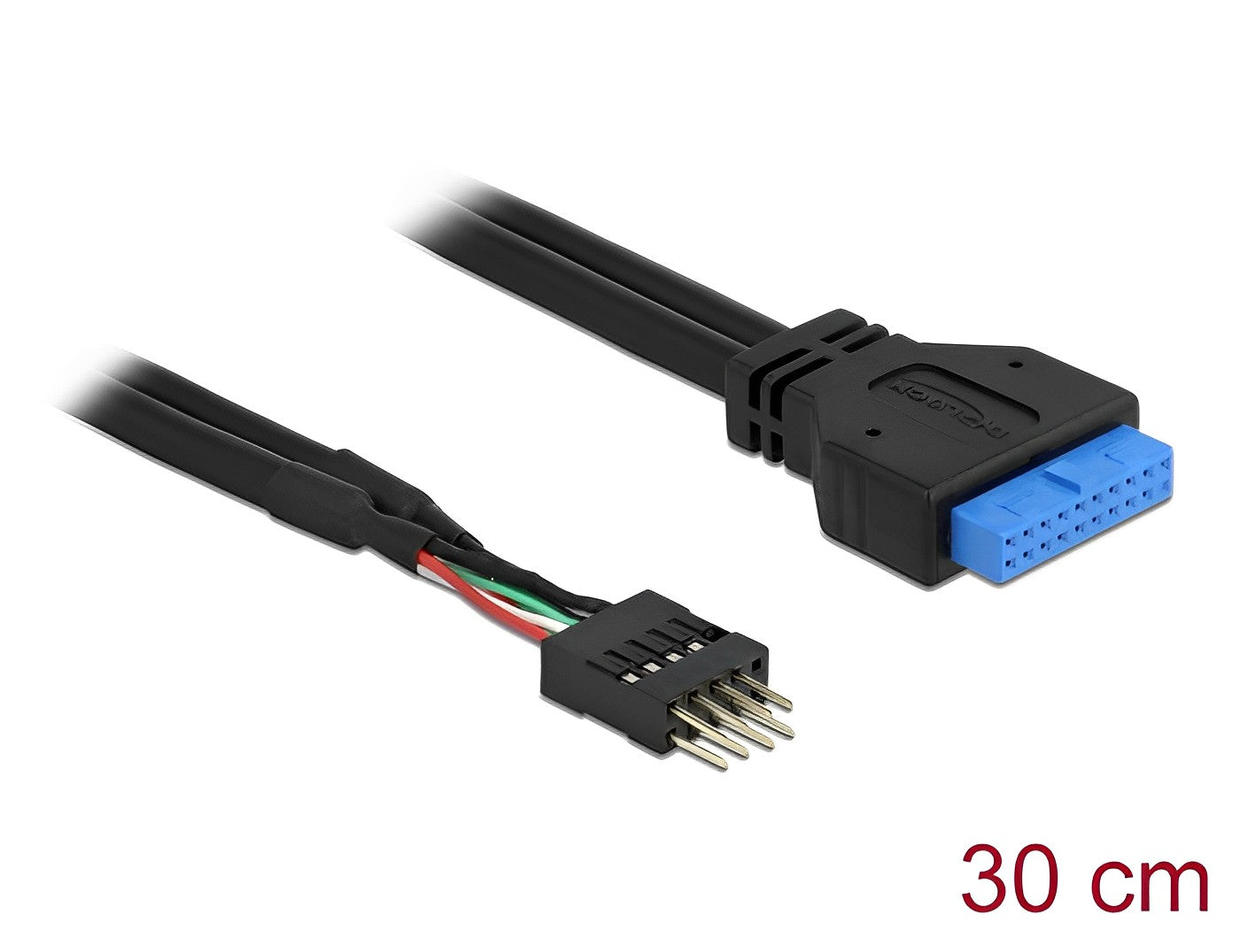כבל USB שקע 19 פין USB 3.0 לתקע 8 פין USB 2.0 - delock.israel