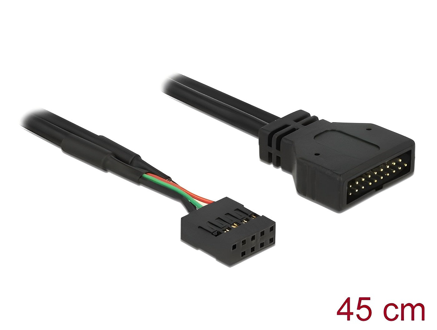 כבל USB תקע 19 פין USB 3.0 לשקע 9 פין USB 2.0 - delock.israel