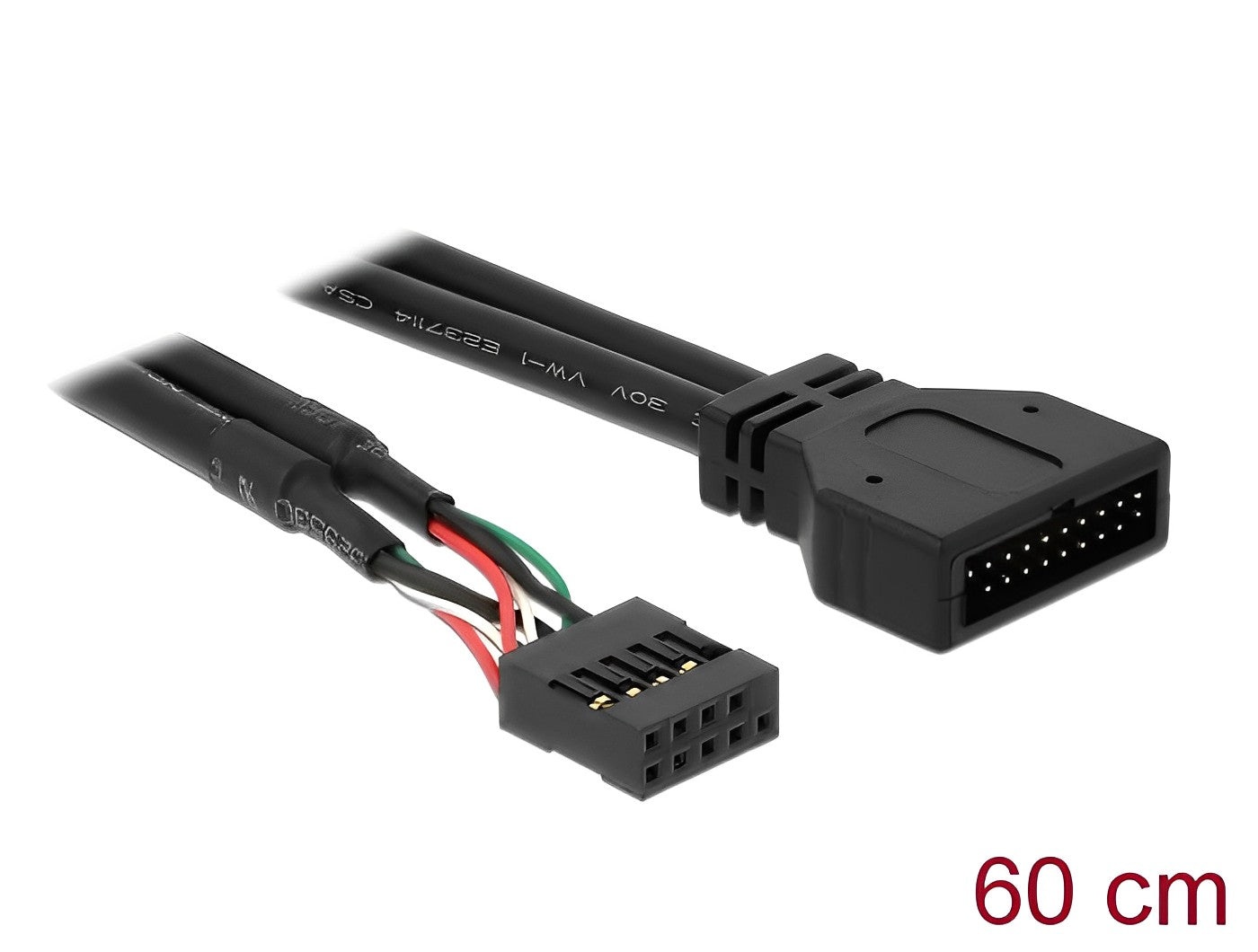 כבל USB תקע 19 פין USB 3.0 לשקע 9 פין USB 2.0 - delock.israel
