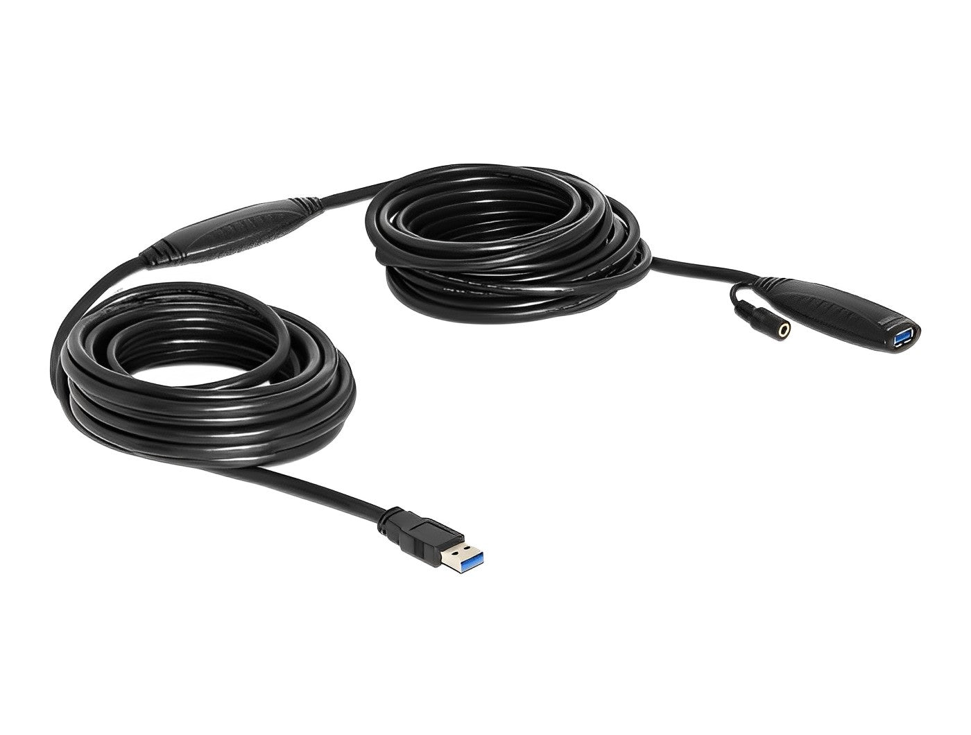 כבל מאריך אקטיבי USB-A 3.0 5Gbps ז/נ אורך 10 מטר - delock.israel
