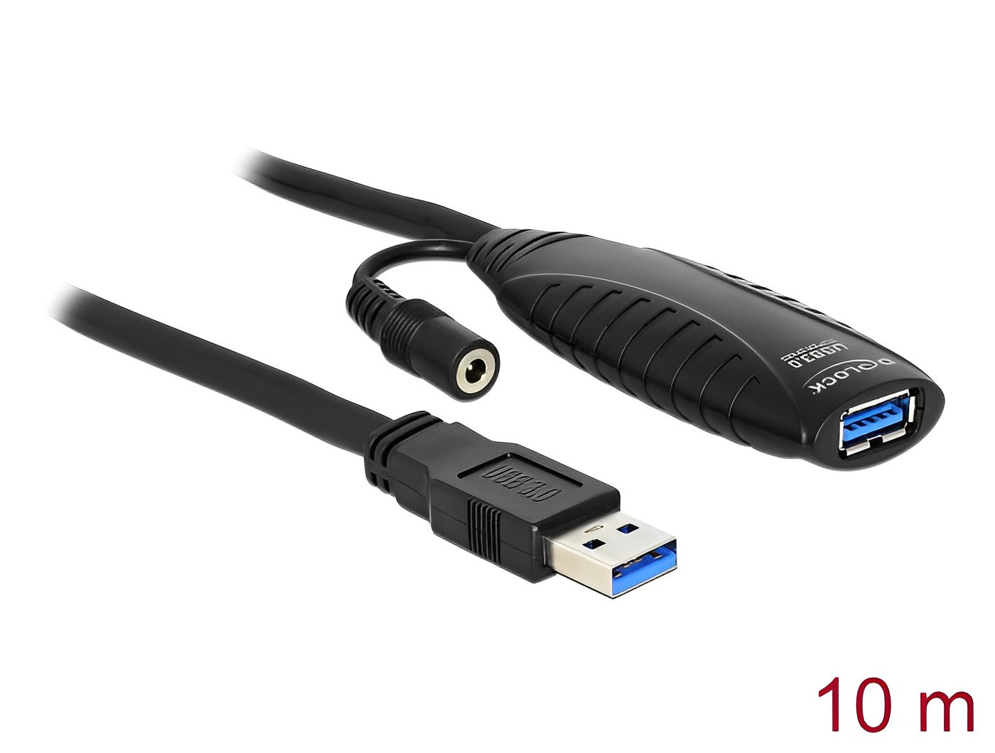 כבל מאריך אקטיבי USB-A 3.0 5Gbps ז/נ אורך 10 מטר - delock.israel