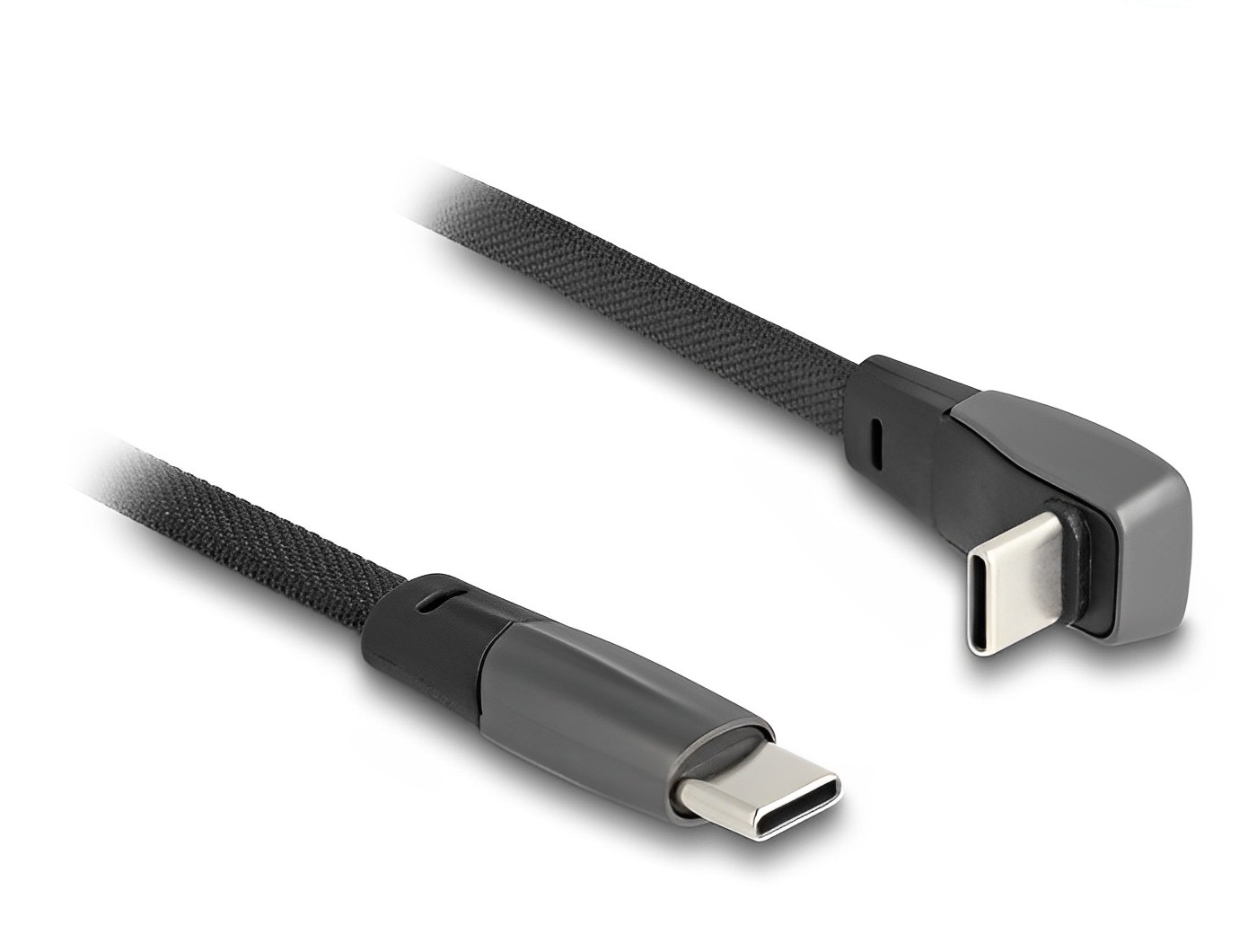 כבל Type-C מבית DELOCK גרמניה מאפשר חיבור בין מכשיר עם חיבור USB Type-C למחשב או למחשב נייד עם חיבור USB Type-C פנוי