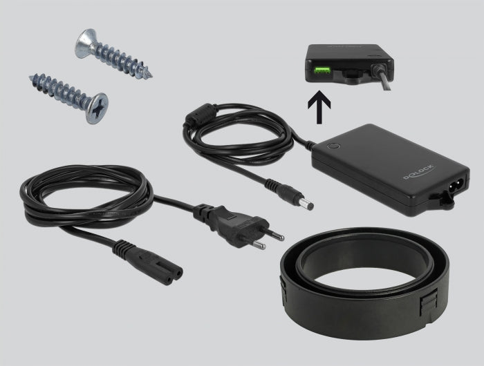 מטען שולחני מהיר USB-C PD 85 W + Qualcomm® Quick Charge™ 3.0 - delock.israel