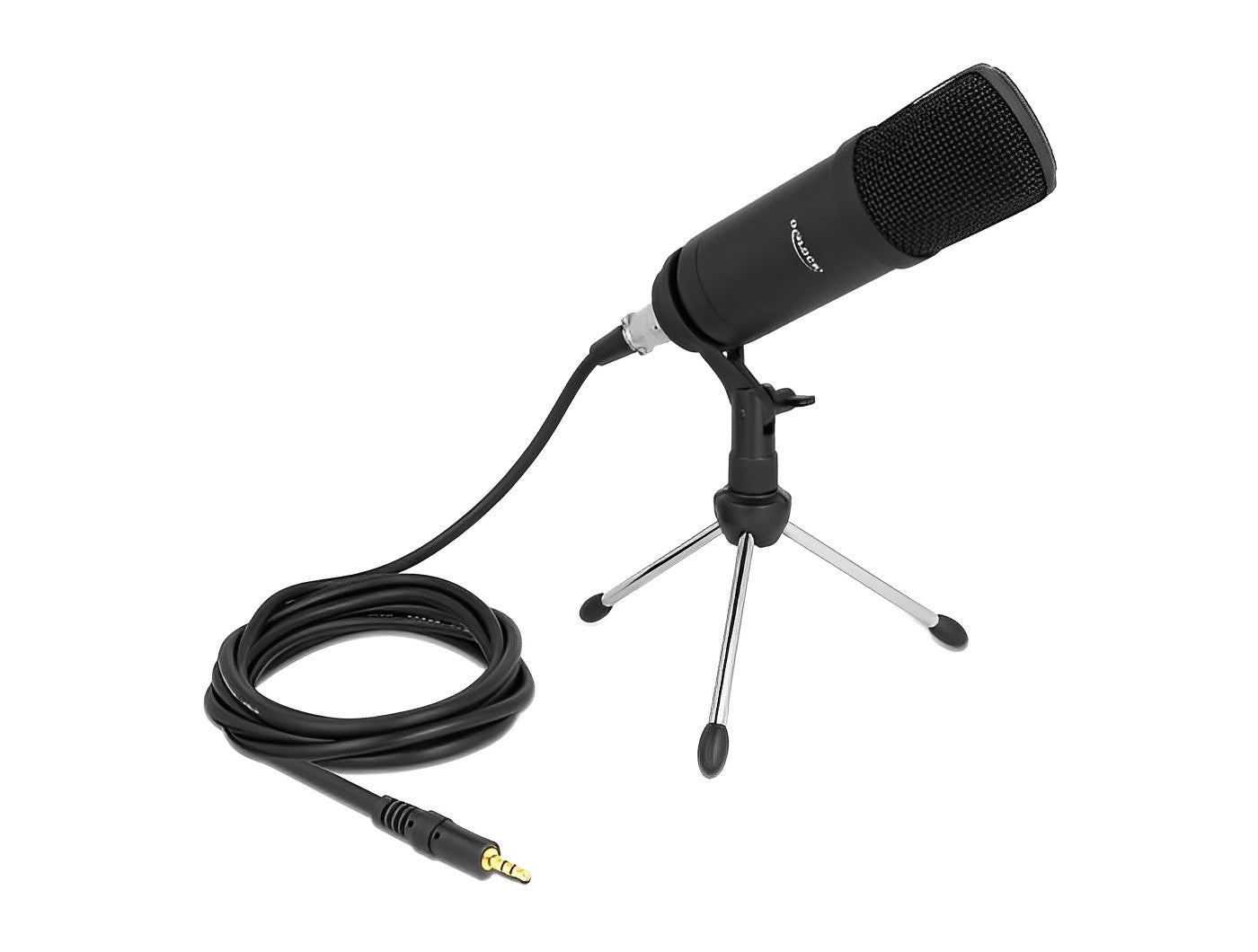 מיקרופון XLR מקצועי להרצאות ופודקאסטים + חצובה - delock.israel