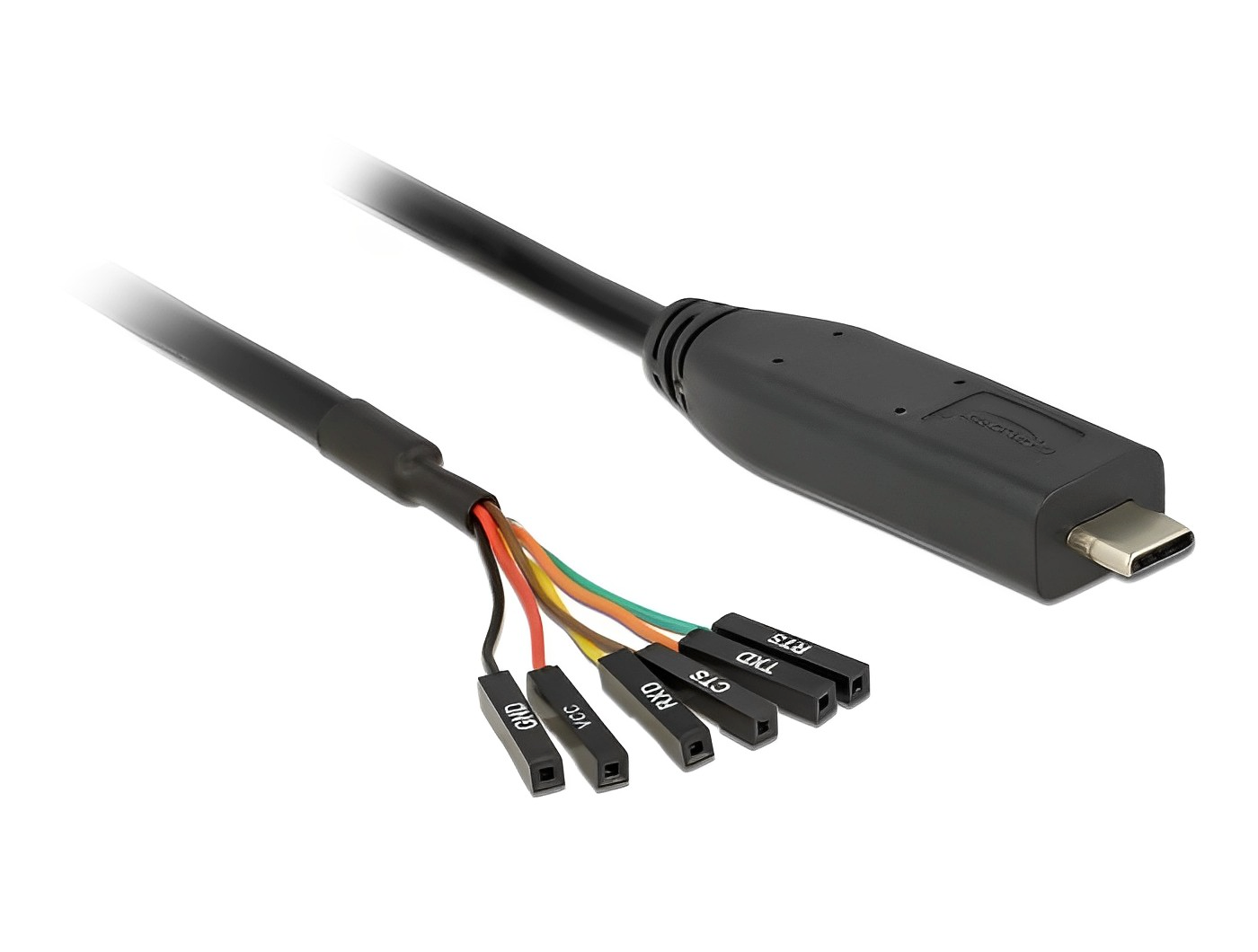 ממיר USB-C זכר ל- LVTTL 3.3 V מחבר 6 פינים נפרדים צ'יפ FTDI - delock.israel